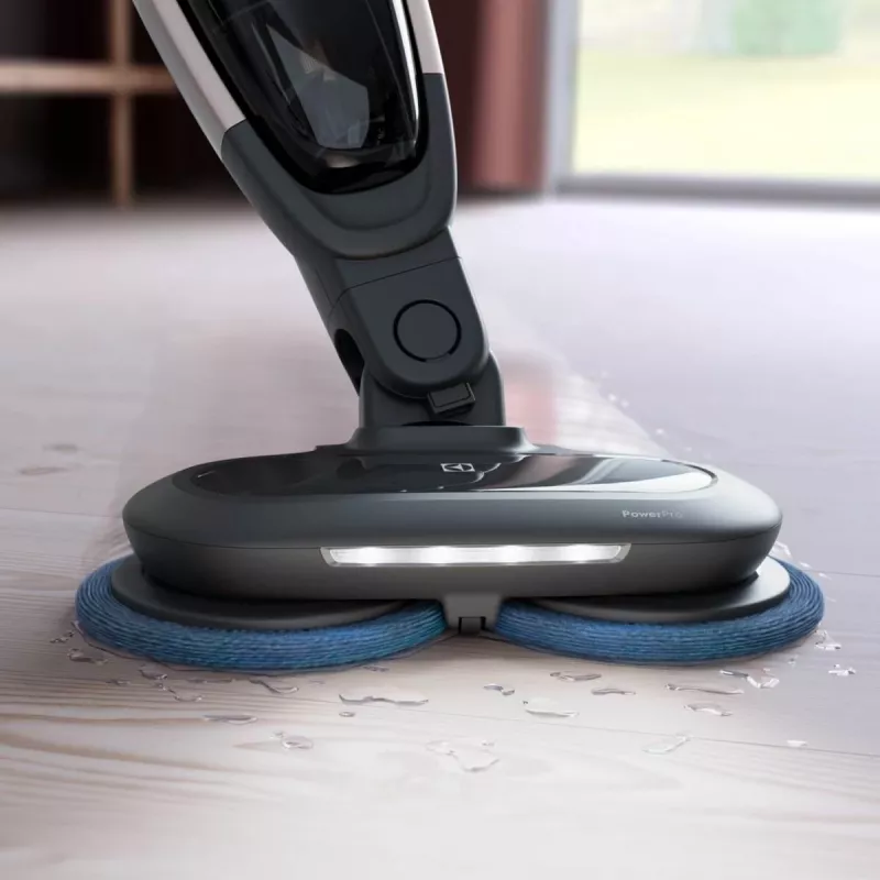 Mop attachment for Electrolux stick vacuum ZE160 — black/blue, 1 pc