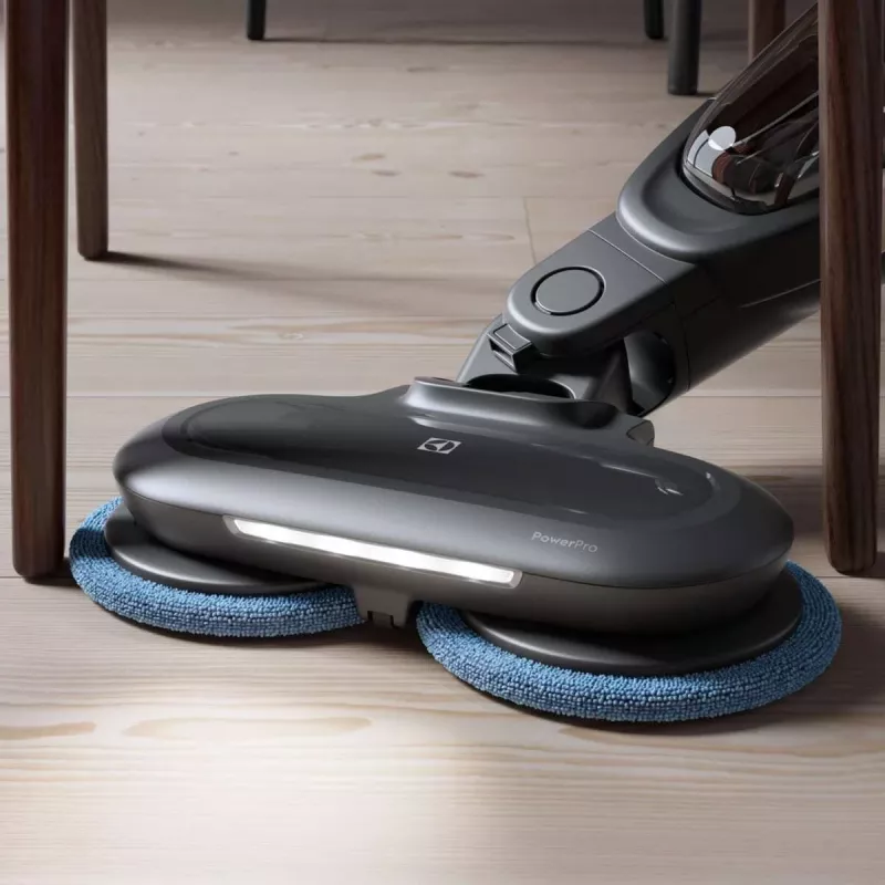 Mop attachment for Electrolux stick vacuum ZE160 — black/blue, 1 pc