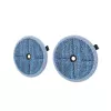 Mop attachment for Electrolux stick vacuum ZE168 — 3‑pack, black/blue