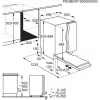 Built-in dishwasher Electrolux EEM69410W — 15 place settings, 42 dB, Full size 60 cm, AirDry