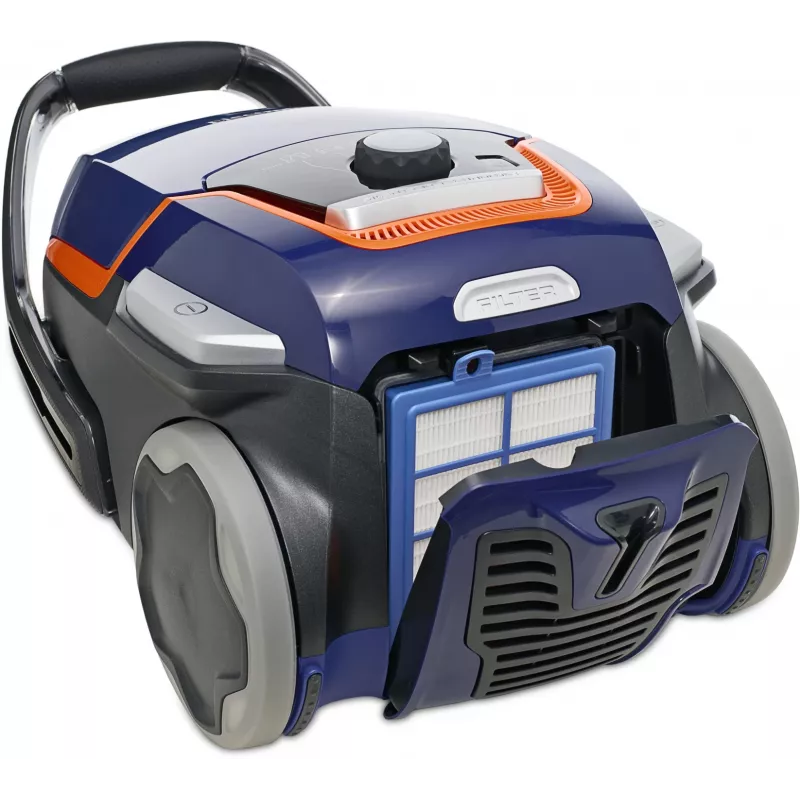 Drum vacuum Electrolux EUOC94DB, dry cleaning, 5 L dust bag, 850 W, 12 m radius, allergy filter, black