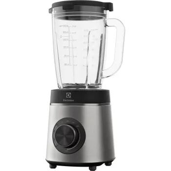 Tabletop blender Electrolux E6TB1-6ST — 1.75 L bowl, 1400 W, rotary control, black/stainless steel/transparent