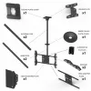 Ceiling Mount Multibrackets M Public Large Single Black 3000