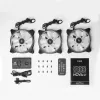 Chieftec Chieftronic Nova Set Fan 12 cm Black 3 pc(s)