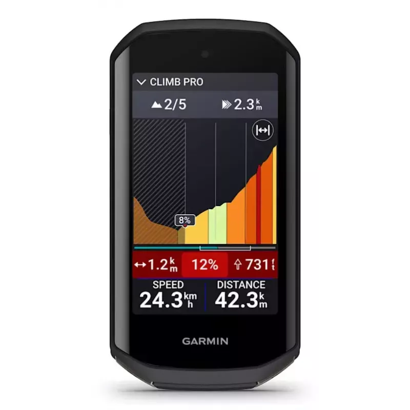 Wireless bicycle computer GARMIN Edge 1050 8.89 cm (3.5 inch) LCD, 64 GB, GPS/GLONASS/Galileo, IPX7, 60 h