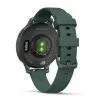Smartwatch GARMIN Lily 2 Active Green — 38 mm aluminium case, silicone band, GPS, SpO2, 5 ATM, battery 9 days