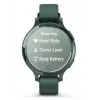 Smartwatch GARMIN Lily 2 Active Green — 38 mm aluminium case, silicone band, GPS, SpO2, 5 ATM, battery 9 days