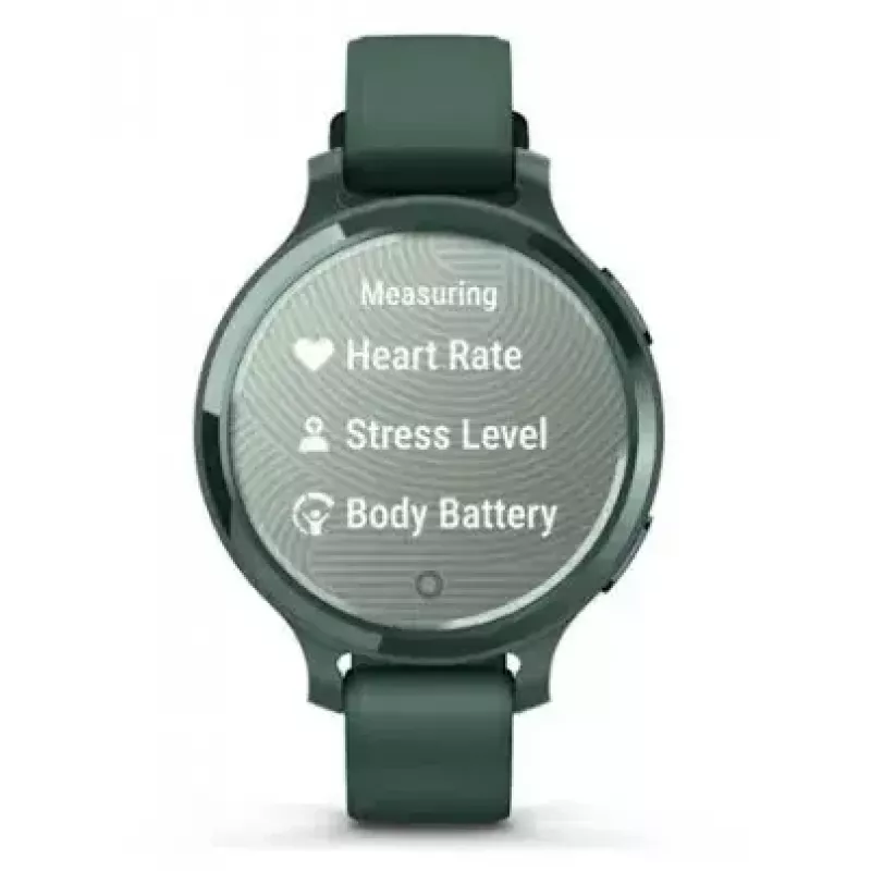 Smartwatch GARMIN Lily 2 Active Green — 38 mm aluminium case, silicone band, GPS, SpO2, 5 ATM, battery 9 days