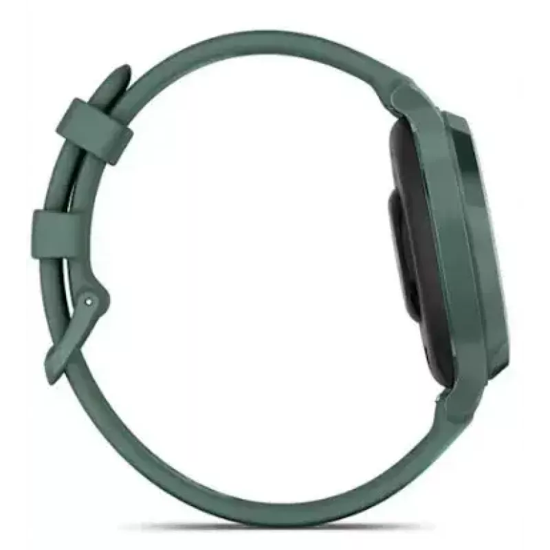 Smartwatch GARMIN Lily 2 Active Green — 38 mm aluminium case, silicone band, GPS, SpO2, 5 ATM, battery 9 days