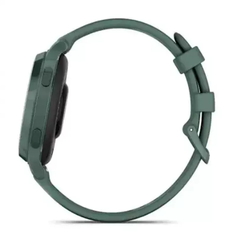 Smartwatch GARMIN Lily 2 Active Green — 38 mm aluminium case, silicone band, GPS, SpO2, 5 ATM, battery 9 days