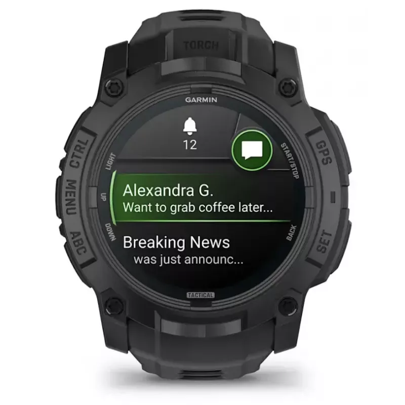 Smartwatch Garmin Instinct 3 Tactical Edition Black