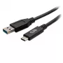 C2G USB-C Male to USB-A Male Cable 0.15m USB 3.2 Gen 1 5Gbps