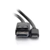 C2G USB-C to DisplayPort Adapter Cable 4K 30Hz 1.8m Black
