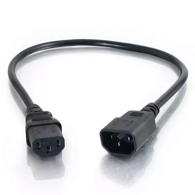 C2G 5m 18 AWG Computer Power Extension Cord IEC320C13 to IEC320C14