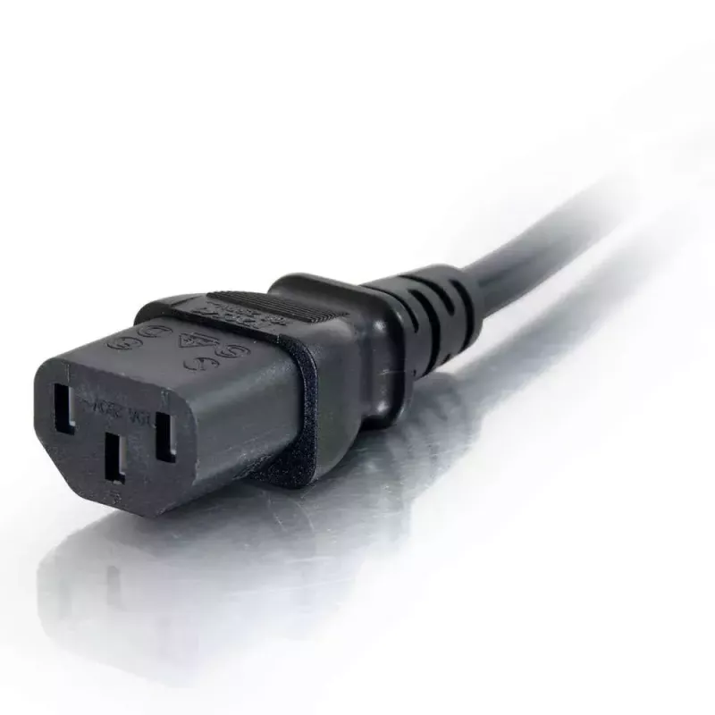 C2G 2m 16 AWG European Power Cord IEC320C13 to CEE7/7