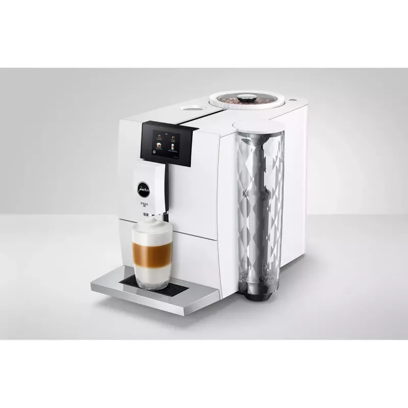 Espresso machine JURA ENA 8 (EC) — fully automatic, 1.1 L water tank, 125 g bean hopper, 15 programs, 15 bar, thermoblock, Wi‑Fi, white