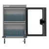 Manhattan iPad to 13 inch, MacBook Air to 15 inch & Chromebook 15.6 inch 32-bay Charging Trolley/Cart via USB-C, Also other tablets/smartphones (with device to USB-C cable), Bays 404x27.6x283mm,Device charging cables not included (suggest USB-C cable 354868),Cabinet