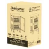 Manhattan iPad to 13 inch, MacBook Air to 15 inch & Chromebook 15.6 inch 32-bay Charging Trolley/Cart via USB-C, Also other tablets/smartphones (with device to USB-C cable), Bays 404x27.6x283mm,Device charging cables not included (suggest USB-C cable 354868),Cabinet