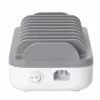 Manhattan 10-port USB-C Charging Station, USB-C Output: 10x 20W, Max 200W, Mains AC power (inc US/EU/UK adapters)