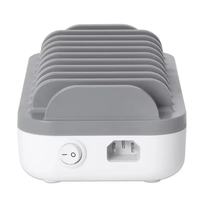 Manhattan 10-port USB-C Charging Station, USB-C Output: 10x 20W, Max 200W, Mains AC power (inc US/EU/UK adapters)