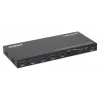 Manhattan 4K 4-Port HDMI Multiviewer Switch, Switch with Four Inputs on One Display, 4k@30Hz, Multiple Viewing Options Including Picture-in-Picture and Dual/Quad Screen, Push Button or Remote Control, 3.5mm and Toslink Audio, Black, 3 Year Warranty