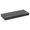 Manhattan 4K 4-Port HDMI Multiviewer Switch, Switch with Four Inputs on One Display, 4k@30Hz, Multiple Viewing Options Including Picture-in-Picture and Dual/Quad Screen, Push Button or Remote Control, 3.5mm and Toslink Audio, Black, 3 Year Warranty