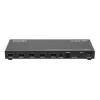Manhattan 4K 4-Port HDMI Multiviewer Switch, Switch with Four Inputs on One Display, 4k@30Hz, Multiple Viewing Options Including Picture-in-Picture and Dual/Quad Screen, Push Button or Remote Control, 3.5mm and Toslink Audio, Black, 3 Year Warranty