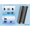 Manhattan 4K 4-Port HDMI Multiviewer Switch, Switch with Four Inputs on One Display, 4k@30Hz, Multiple Viewing Options Including Picture-in-Picture and Dual/Quad Screen, Push Button or Remote Control, 3.5mm and Toslink Audio, Black, 3 Year Warranty