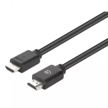 Manhattan HDMI 4K@60Hz Cable with Ethernet, 10m, Suitable for ALL 4K & 1080p/HD uses - when upgrading now or have it ready for when you need it, Male to Male, Black, Ultra HD 4k x 2k, Lifetime Warranty, Premium High Speed
