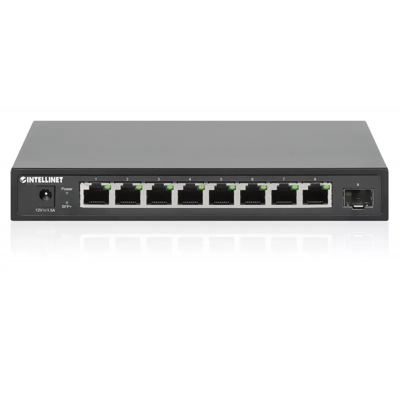 Intellinet 9 Port Switch 8 x 2.5G Ethernet-Ports and 1 SFP+ Uplink
