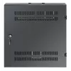 Intellinet Low-Profile 19 inch Wall Mount Cabinet with 4U Horizontal and 2U Vertical Rails Slim, Space-saving Enclosure with Only 170 mm (6.7 in.) Depth, Ideal for AV, Multimedia and Surveillance Applications, Assembled, Black RAL 7021