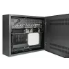 Intellinet Low-Profile 19 inch Wall Mount Cabinet with 4U Horizontal and 2U Vertical Rails Slim, Space-saving Enclosure with Only 170 mm (6.7 in.) Depth, Ideal for AV, Multimedia and Surveillance Applications, Assembled, Black RAL 7021