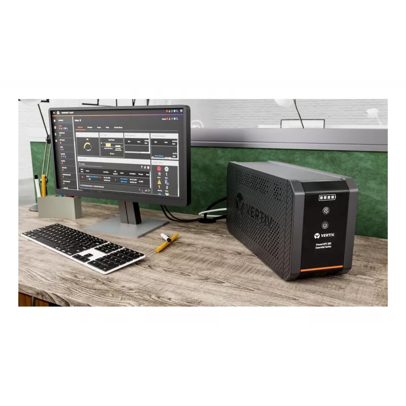 Vertiv PowerUPS 200 Essential PSA6E-1600IT-IEC, 1600VA/925W, Line-Interactive, 1.6 kVA, 925 W, Sine, 140 V, 290 V