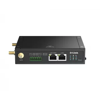 D-Link 4G LTE IIoT Gateway, Cellular network gateway, Black, 4G, LTE, LTE, MicroSD (TransFlash), External