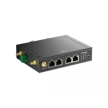 D-Link 4G LTE M2M VPN Wi-Fi Router, Cellular network router, Black, DIN-rail, 802.11b, 802.11g, Wi-Fi 4 (802.11n), 300 Mbit/s, 4G