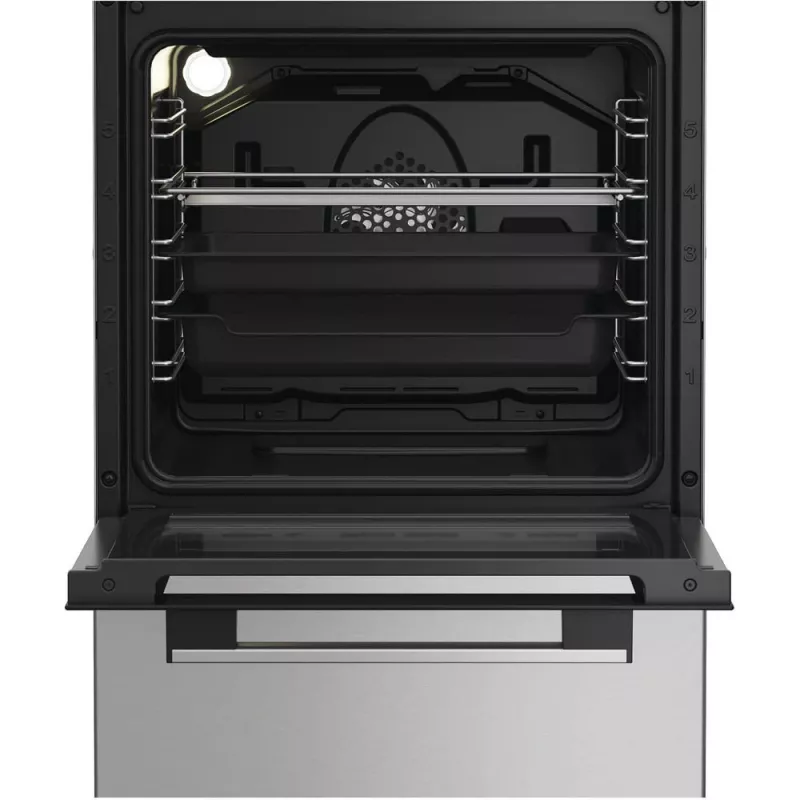 Whirlpool W5G8LMX Freestanding cooker Electric Gas Stainless steel