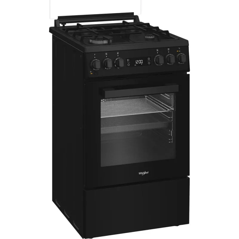 Whirlpool W5G8LMSWTB Freestanding cooker Electric Gas Black