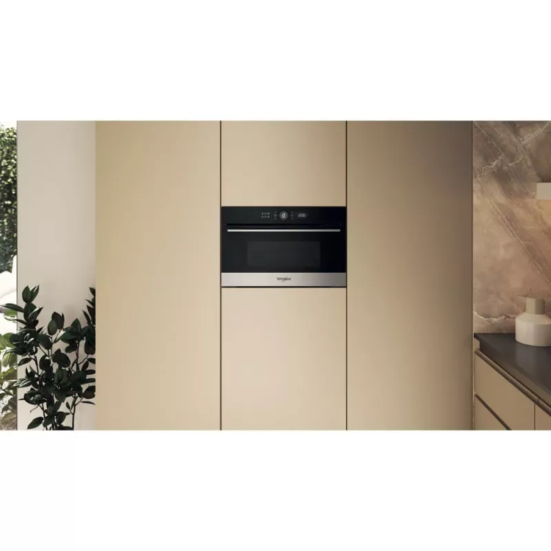 Whirlpool WMD54MX Black, Stainless steel Grill microwave Built-in 31 L 1000 W