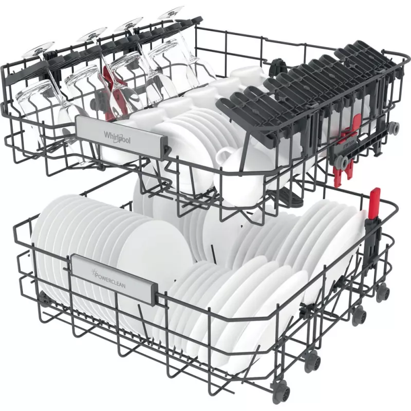Whirlpool WIO 3O26 PL Fully built-in 14 place settings