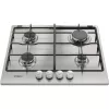 Whirlpool TGML 650 IX Stainless steel Built-in 58 cm Gas 4 zone(s)