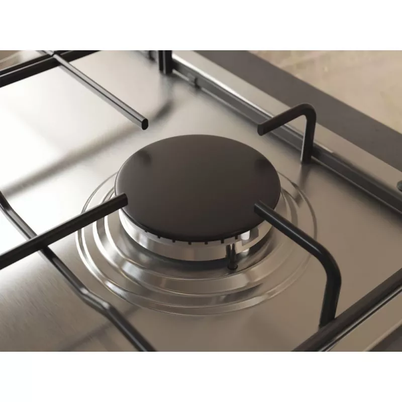 Whirlpool TGML 650 IX Stainless steel Built-in 58 cm Gas 4 zone(s)