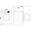 Whirlpool WRBSB 6249 S EU washing machine Front-load 6 kg 1151 RPM Black, White