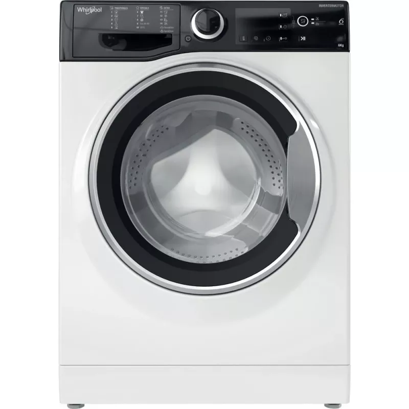 Whirlpool WRBSB 6249 S EU washing machine Front-load 6 kg 1151 RPM Black, White