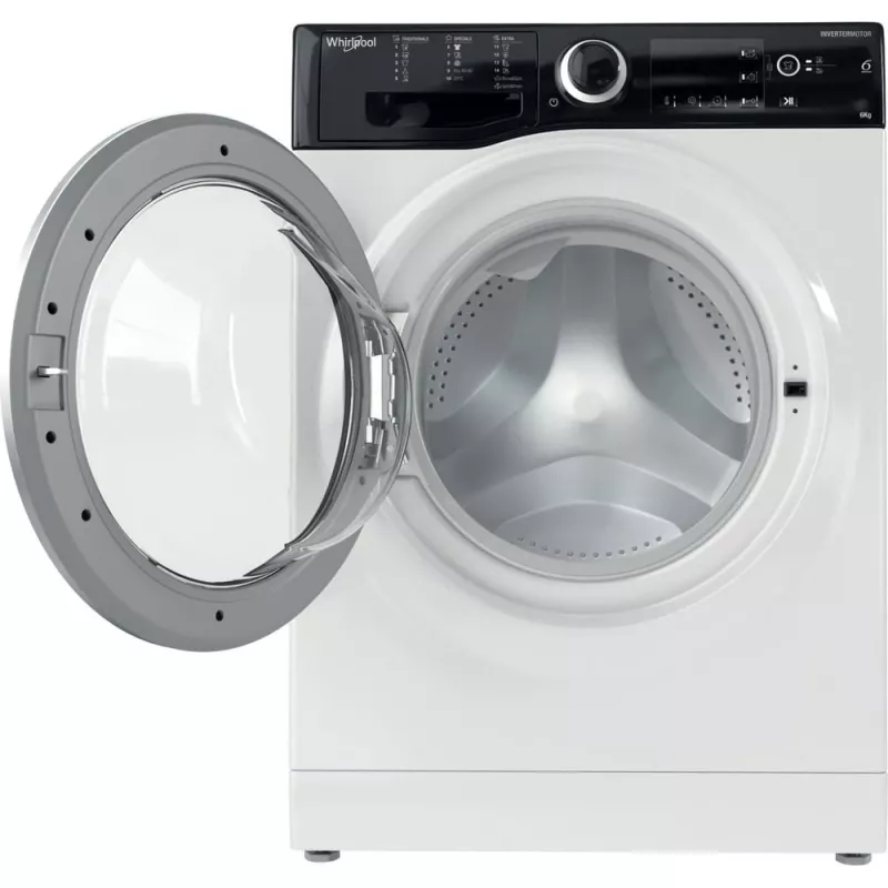 Whirlpool WRBSB 6249 S EU washing machine Front-load 6 kg 1151 RPM Black, White