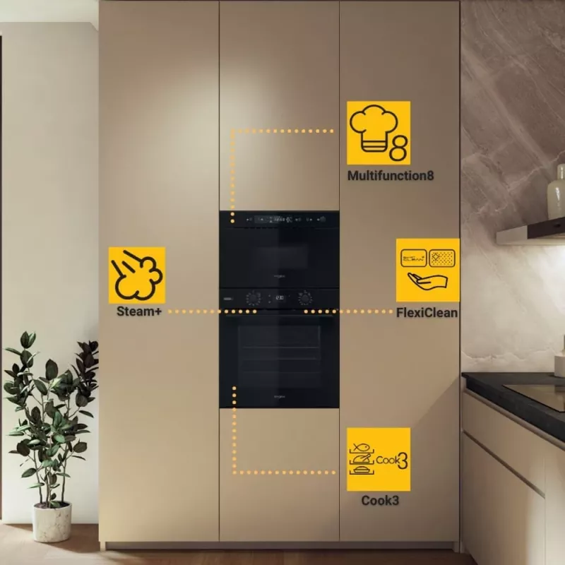 Whirlpool OMSK58RU1SB 71 L Black