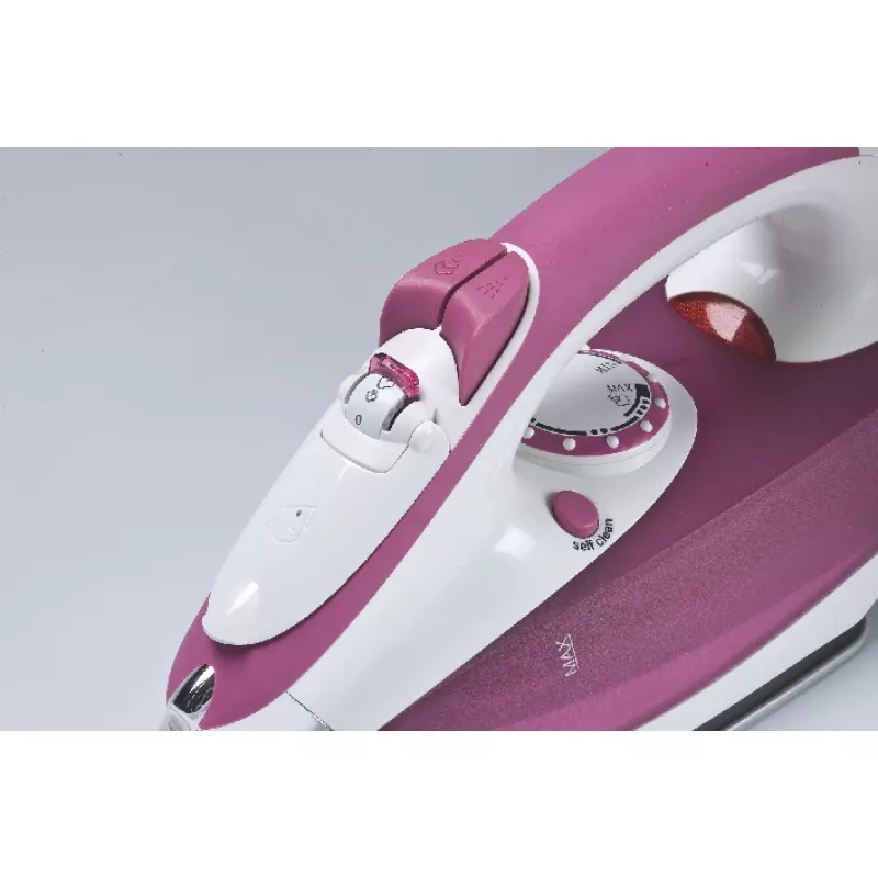 Ariete 6215 Steam Iron, 2200 W, Stainless Steel Soleplate, 0.28 L, Violet/White