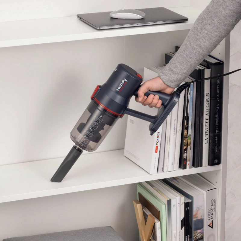 Ariete 2708 Handy Force One, Electric broom and Handheld vacuum cleaner, 600W, 2in1, Cyclonic technology, Bagless, Tank 0.6L, Hepa Filter.