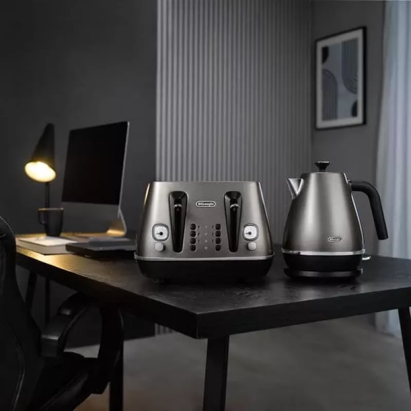 De’Longhi KBIN2001.TB electric kettle 1.7 L 2000 W Titanium