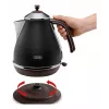 De’Longhi KBOV 2001.BK electric kettle 1.7 L 2000 W Black, Brown