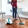 Polti Vaporetto Smart 100_T Cylinder steam cleaner 1500 W Blue, White